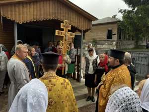 Перше богослужіння у новозбудованому храмі села Хлупляни