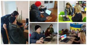 Овруцькі бібліотекарі навчають літніх людей основам цифрової грамотності