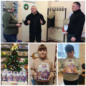 Солодкі подарунки для вихованців Овруцького ІРЦ