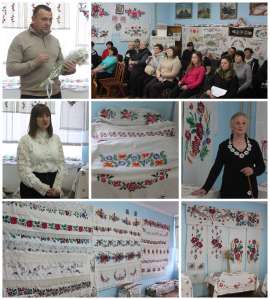 «Узори, що оберігають рід»: в АРТвітальні Овруцької центральної бібліотеки представлено нову виставку з колекції Валентини Галкіної