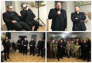 Із благодійним концертом для овруцьких прикордонників виступили "Западенці"