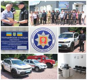 В Овруцькій громаді відкрили поліцейську станцію та представили першого поліцейського офіцера громади